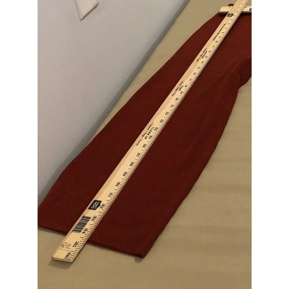 Chicos Design Travelers Red Women's Pants Size 1 Pullover Whimsigoth Grunge Boho - Picture 6 of 9